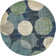 Dews Washable Polka Dots Indoor Rug