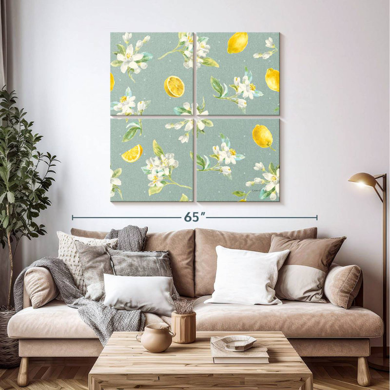 Motif de citron Yarlin Floursack II