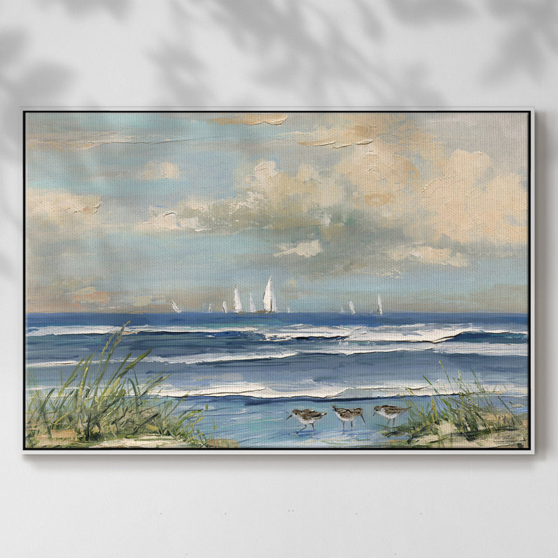 Ocean Regatta, Blanc, H 27 po x l 41 po x P 2 po