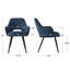 Ensemble de 4 chaises de salle à manger rembourrées en tissu-925223260