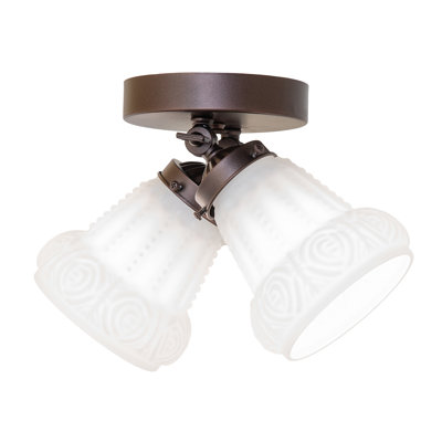 Rhyann Glass Flush Mount