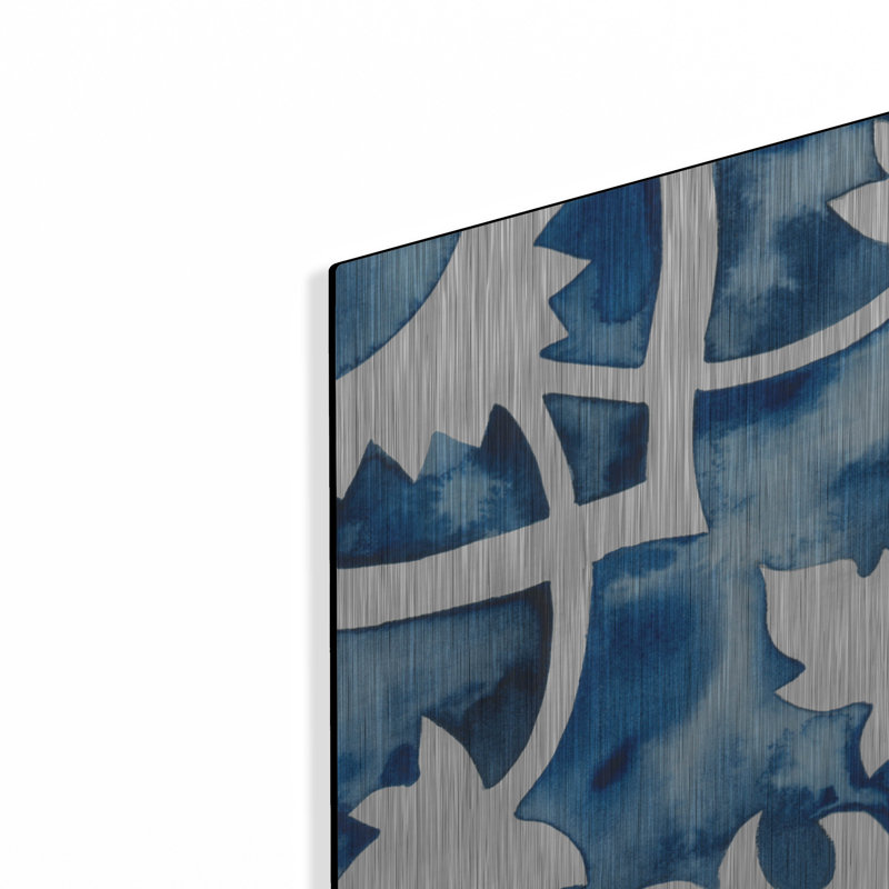 «Cobalt Tile V» par Grace Popp, H 36 po x l 36 po