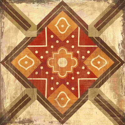 Moroccan Tiles Spice IX by Cleonique Hilsaca - Wrapped Canvas Print