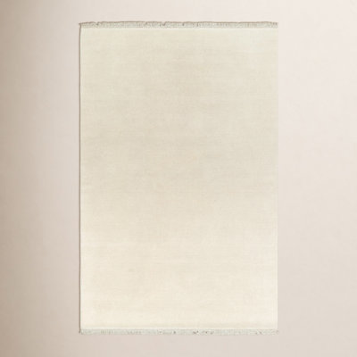 Clio Hand-Loomed Gray Wool Rug