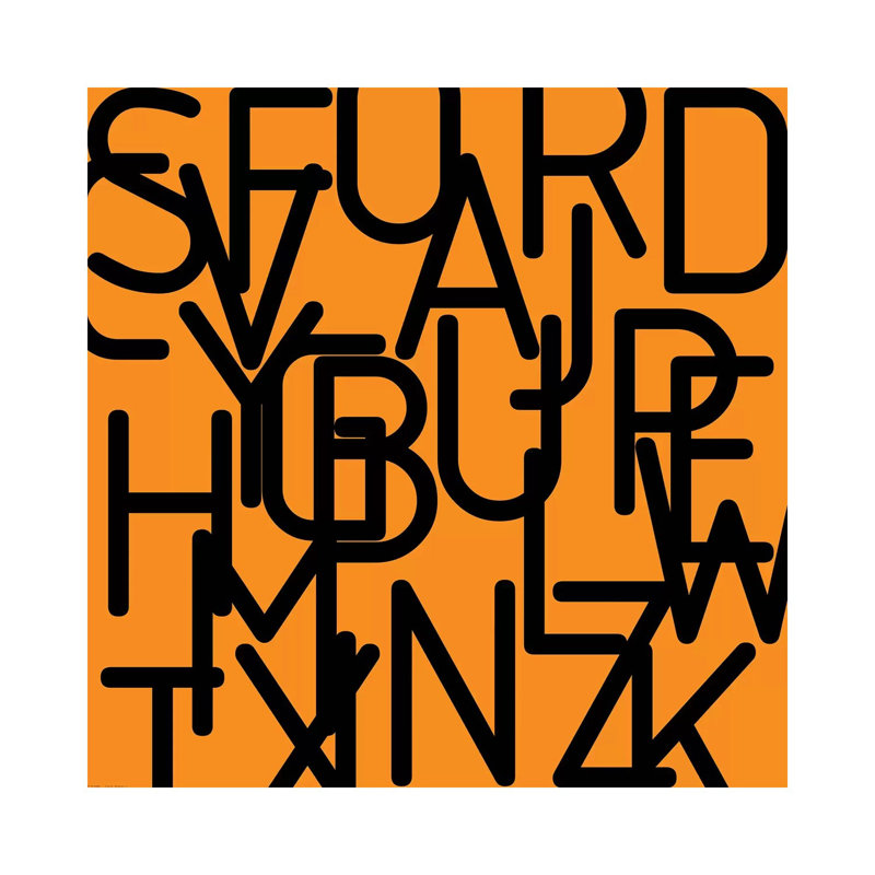 Alphabet by Art Mirano - Wrapped Canvas Print, 45.72 cm H x 45.72 cm W
