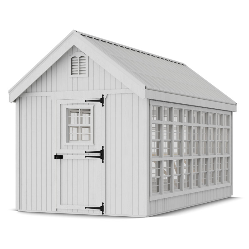 Colonial Gable Greenhouse, 8' x 16', Yes