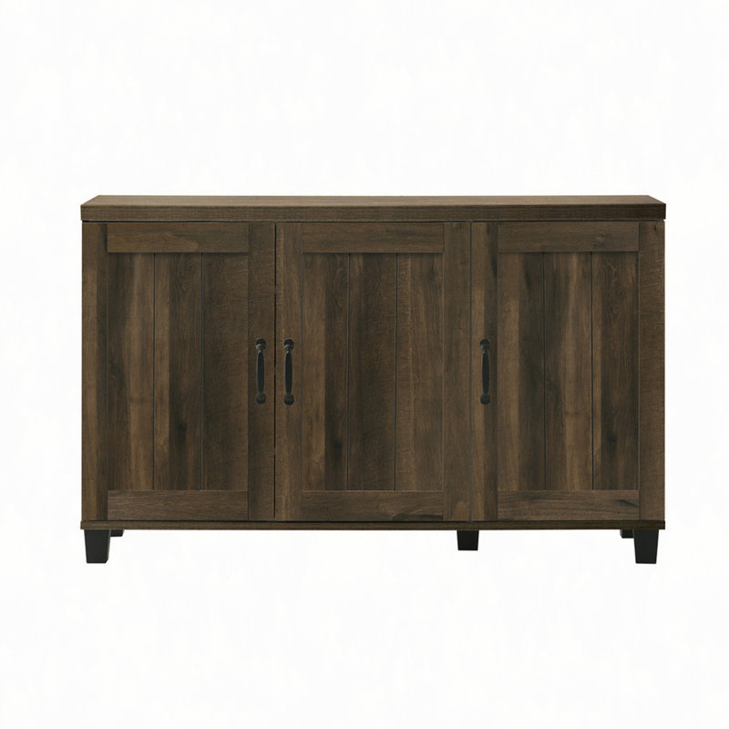 45"W 3-Door Shoe Cabinet