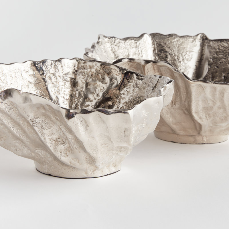 Bols décoratifs Carmiche Ostra, Argent