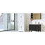 Armoire de salle de bain blanche -, tablette réglable, grand rangement, basculement avec tablette blanc, basculement, rangement