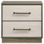 2-Drawer Nightstand For Bedroom