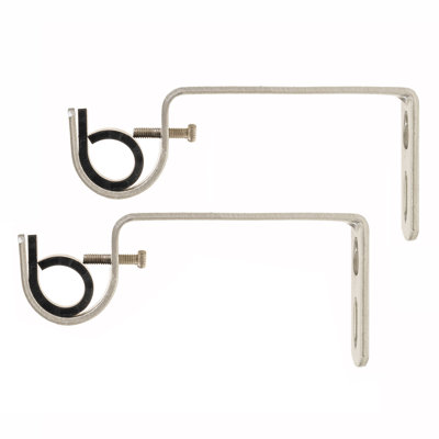 Adaptable Single Curtain Rod Mounting Bracket (pair)