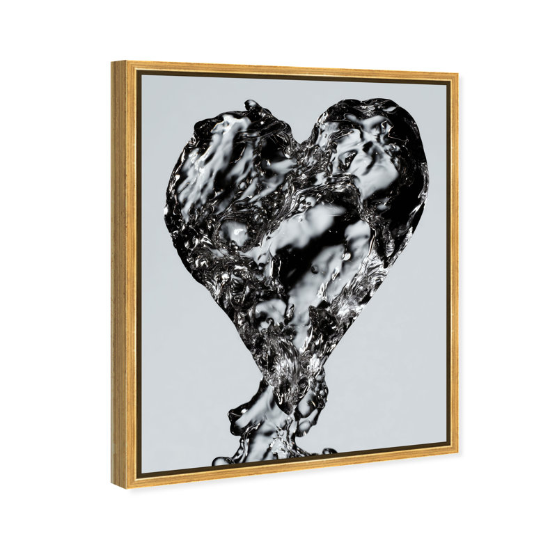 Mercury Love Print by Oliver Gal, 31"H x 37"W, Gold Floater Frame