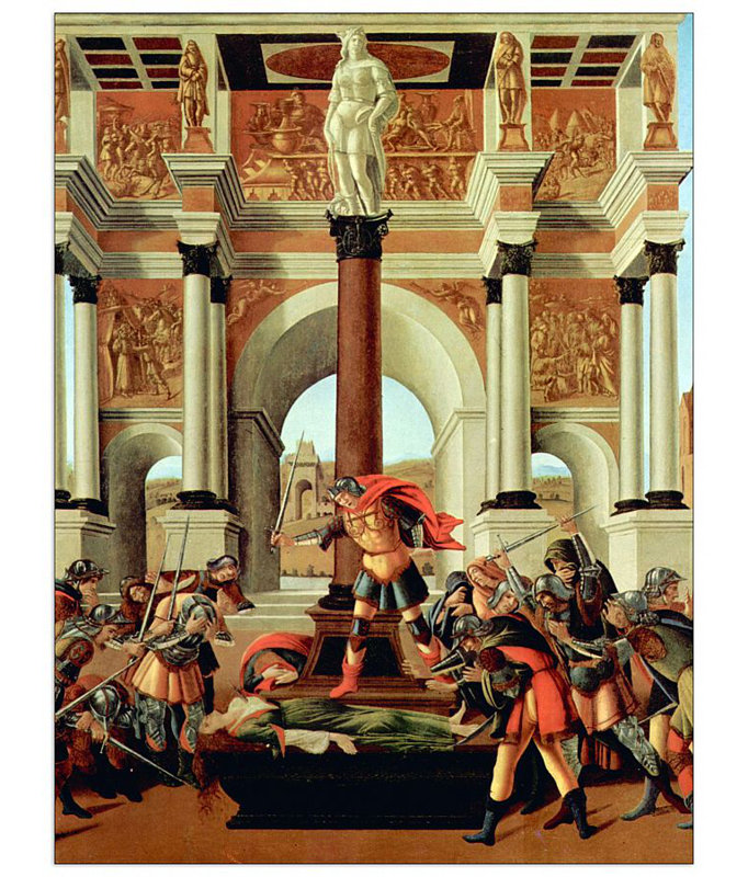 'Death of Lucretia' Graphic Art Print