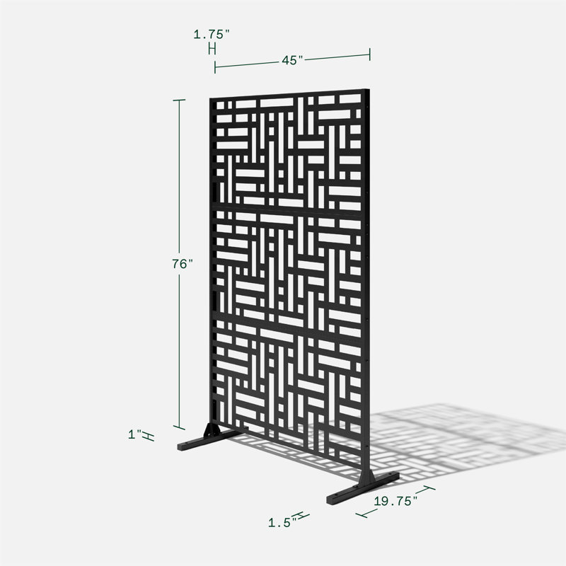 Screen Series Black Plastic Block Pattern Screen Set