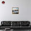 Art mural «Flowing Waves» par Notoriart, cadre flottant doré, 24 po x 24 po-312626635-306695559