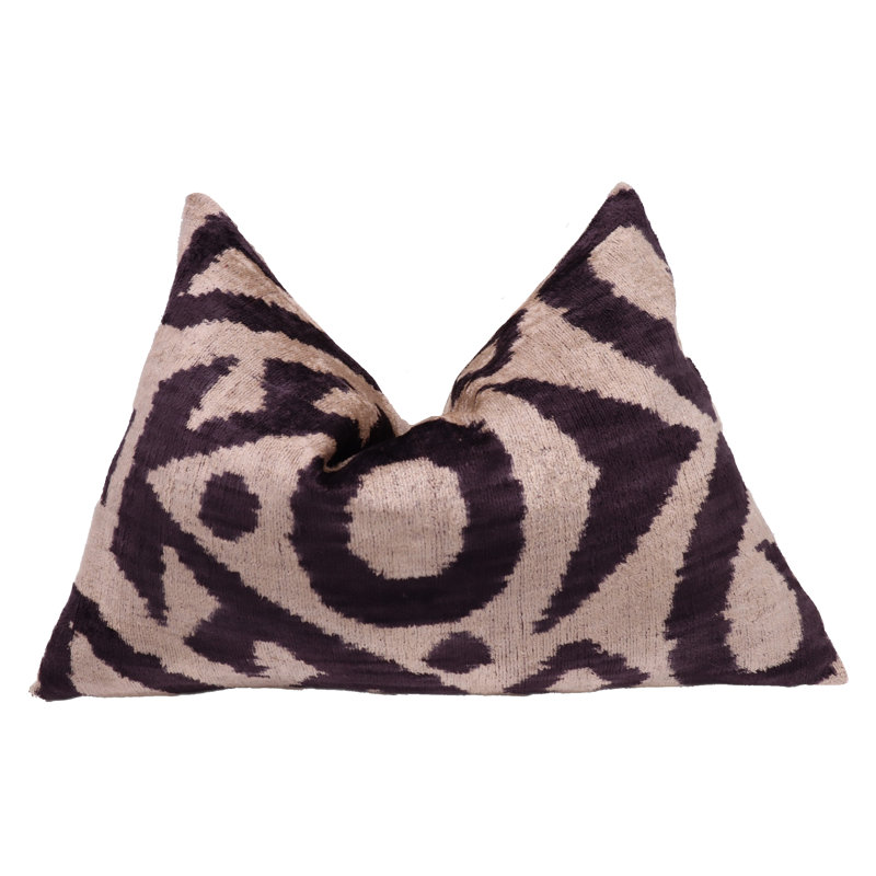 Feather Throw Pillow, Geometric