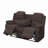 Madden Brown Chenille Motion Sofa