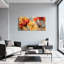 Plantes et fleurs, impression d'art floral abstrait coloré-256914084