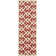 Arneshia Geometric Flatweave Red/Bone Area Rug