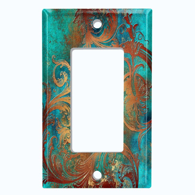 Plaque murale d'interrupteur à bascule 1-Gang, H 4,50 po x l 2,75 po x P 0,15 po