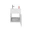Lavabo pour salle de bain Sutcliffe, blanc-1939775309