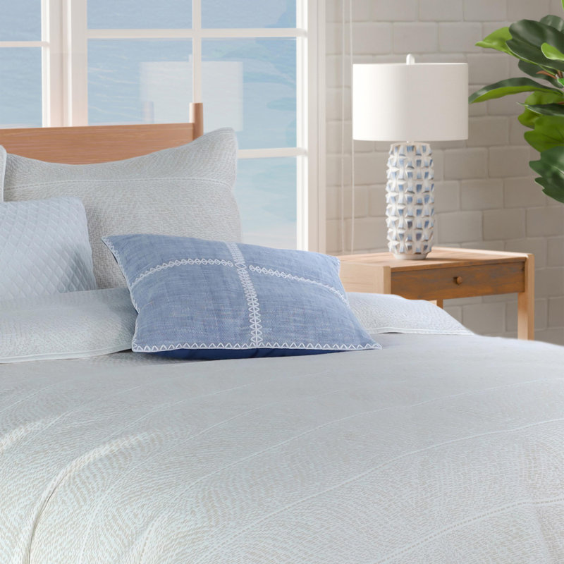 Southern Tide Isla Square Navy Dec Pillow