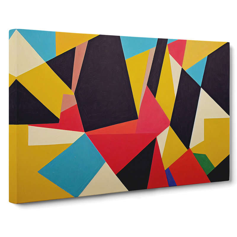Art Suprematism Vol.2 Abstract - Wrapped Canvas, 50cm H x 76cm W x 3cm D