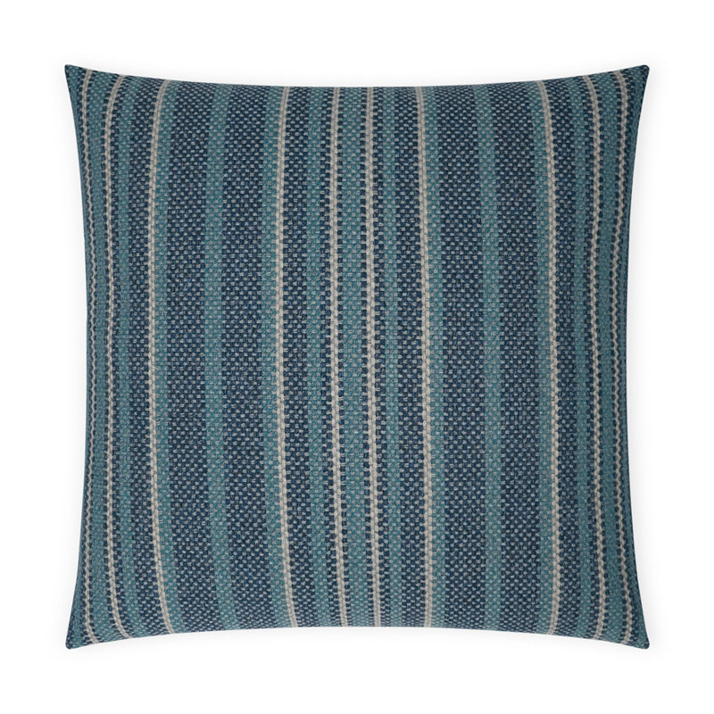 Ernest Pillow Cover & Insert, Blue, Square 22"