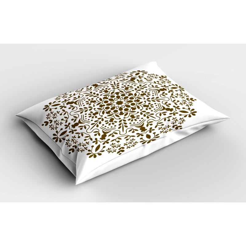 Manly Polyester Floral Sham Set, King