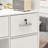 Rectangle Solid + Manufactured Wood Reception Desk with Filing Cabinet
