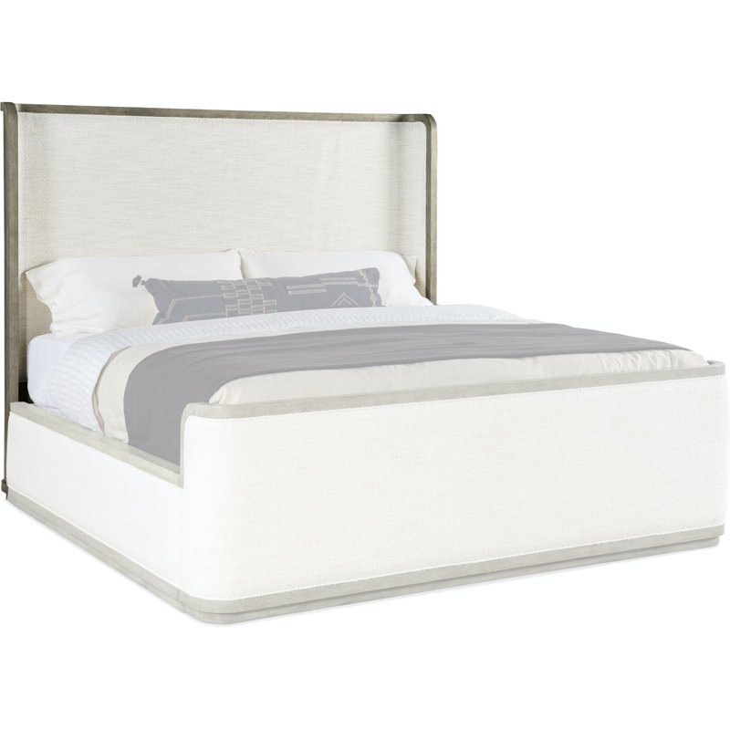 Linville Falls Upholstered Wingback Bed, Queen