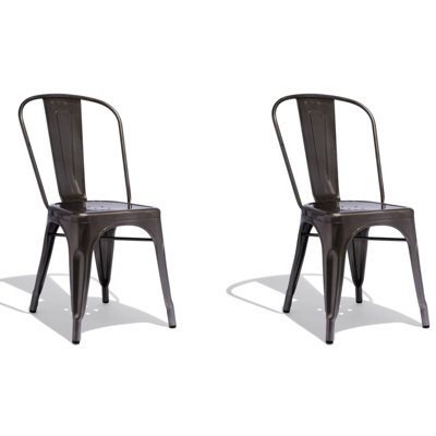 Chaise de patio empilable Hakana