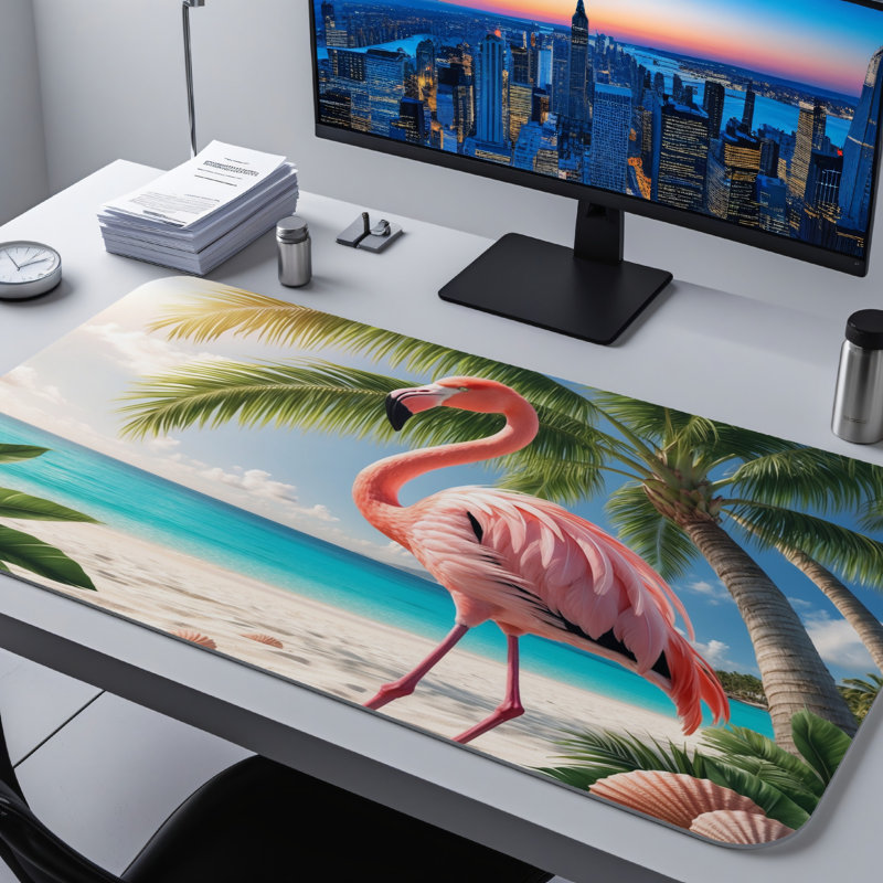Polyester Desk Pad, 14.4x12.1