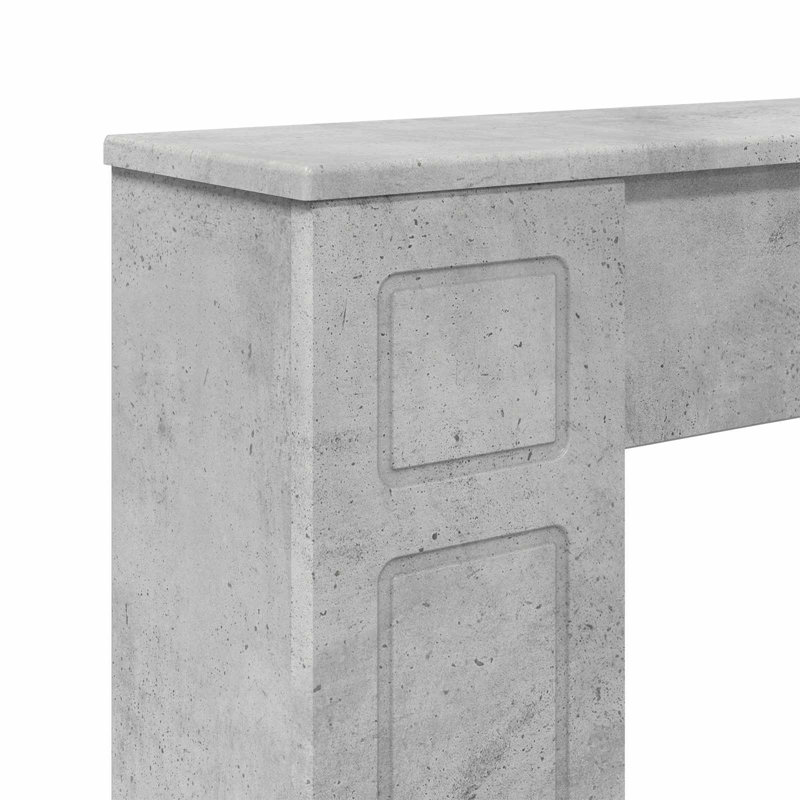 Fireplace Mantel, Concrete Grey