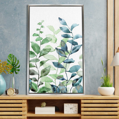 Cascade - Floater Frame Painting on Canvas