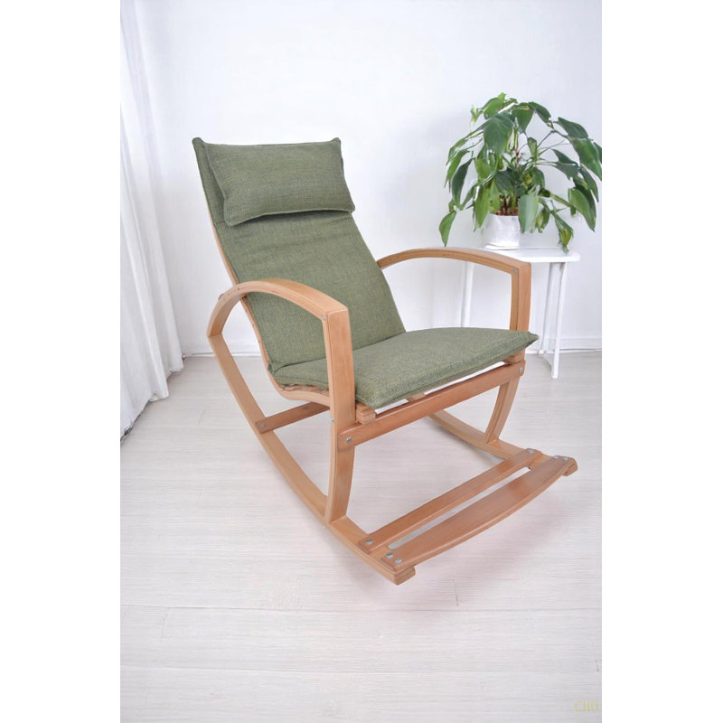 Chaise berçante Modern, Vert