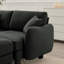 Canapé modulaire à 2 places pour causeuse en tissu Boucle-1021815973-1009154041