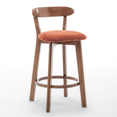 Nordic Solid Wood Bar Stool