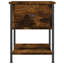 Lympsham 34cm W Iron Bedside Table-561615475