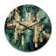 Horloge murale en bois massif Moutanabi-407725182