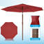 Parasol de patio 9 pi avec base-133047208