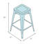 Counter Stool with Metal Frame