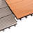 Helios 12'' L x 12'' W Composite Interlocking Deck Tile in Gray