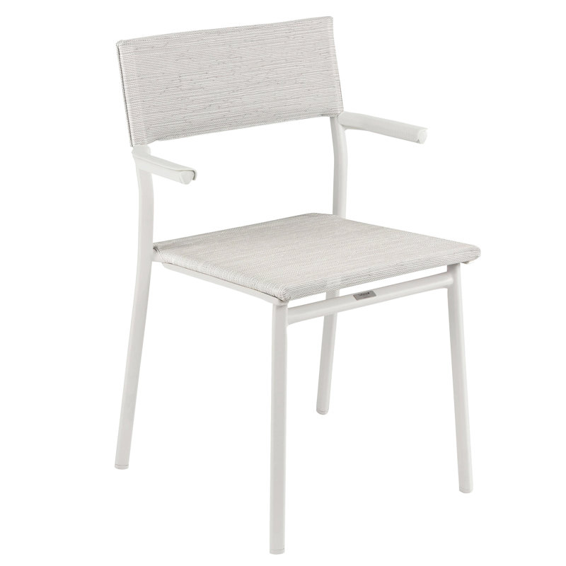 Fauteuil de terrasse empilable, Galet, Sable