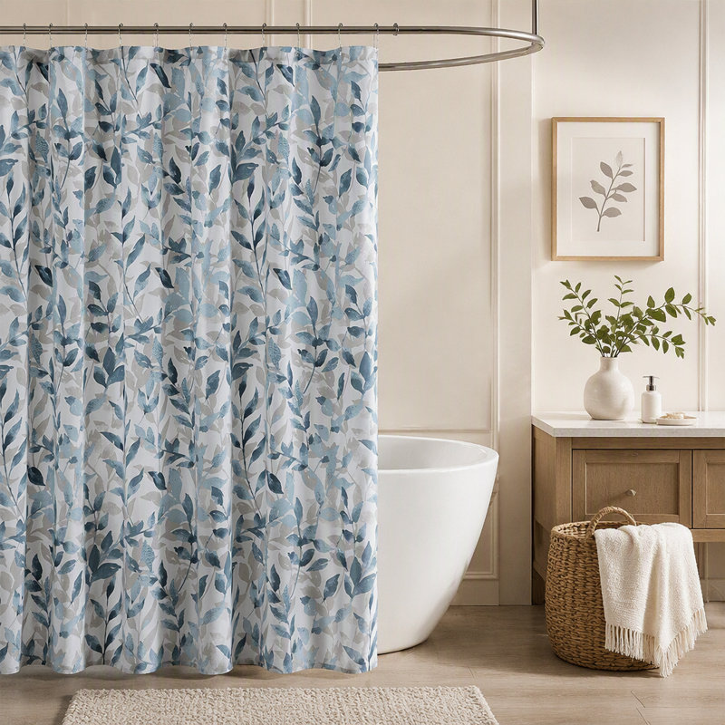 Botanical Printed Shower Curtain