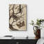 Moth and Cat debout sur un arbre, gothique, maussade, illustrations foncées, art moderne-101165840-101165844