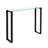Mihrtad 47'' Glass Top Console Table-1194016406-1188955709