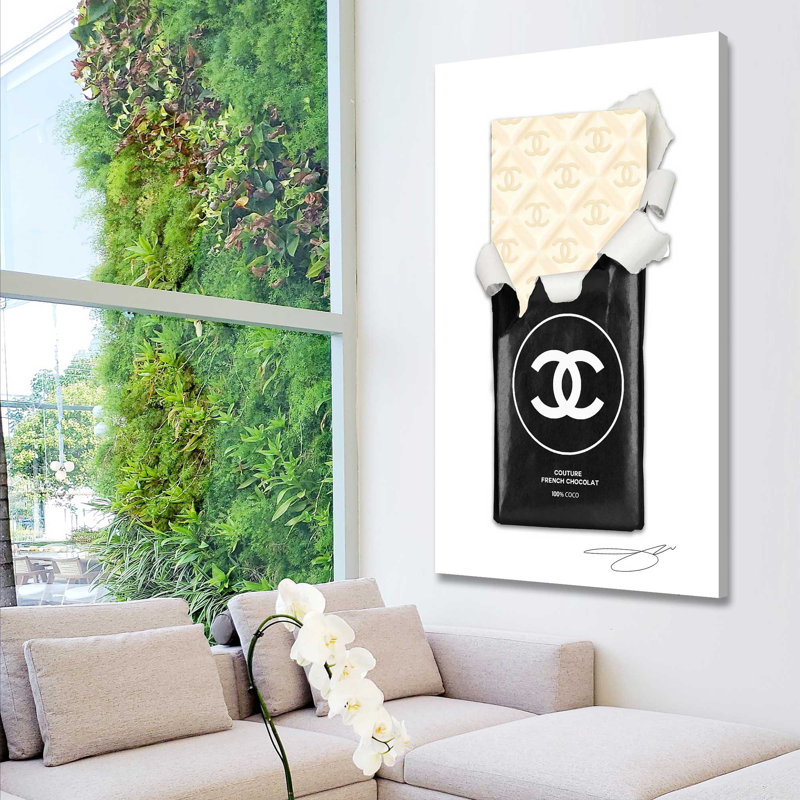 Craving Coco (Vertical) par By Jodi - impression, Toile tendue, H 30 po x l 18 po x P 1 po