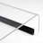 M&T Displays Tilted Ergonomic Computer Keyboard Stand with Rubber Strip Clear Acrylic Clear Riser for Computer Work, Gaming and Typing,Universal Elevated Stand