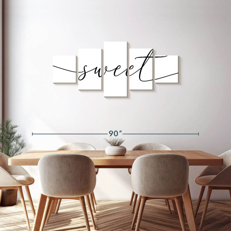 Script Sweet Dreams I, 30" H x 68" W